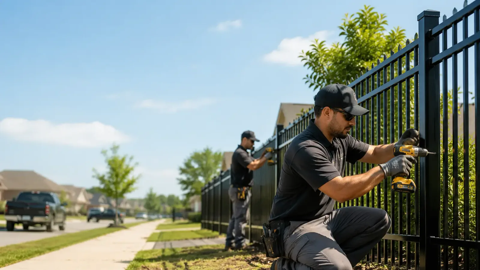 Metal Fence Installation in Alto, MI